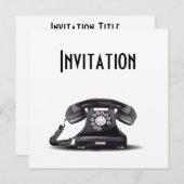 電話 招待状 (正面/裏面)