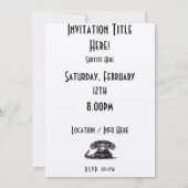 電話 招待状 (裏面)