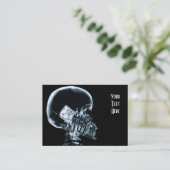 電話-青のX線の骨組 名刺 (スタンド正面)