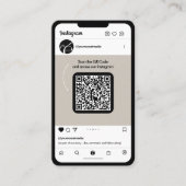 電話 Instagram 名刺 (正面)