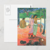 電話 – Paul Gauguin ポストカード (正面/裏面)