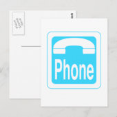 電話(_S) ポストカード (正面/裏面)