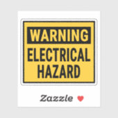 電警告力障害 シール (シート)