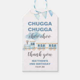 電車ありがとうラベル誕生日赤ちゃんシャワー ギフトタグ