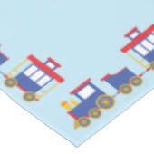 電車かわいいチョーチョ1st誕生日パーティーテーマ テーブルクロス (アングル)