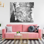 電車がエルクキャニオンを通過 キャンバスプリント (インサイチュ (リビング))