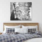 電車がエルクキャニオンを通過 キャンバスプリント (インサイチュ (寝室))