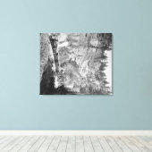 電車がエルクキャニオンを通過 キャンバスプリント (インサイチュ (ウッドフロア))