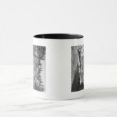 電車がエルクキャニオンを通過 マグカップ (中央)