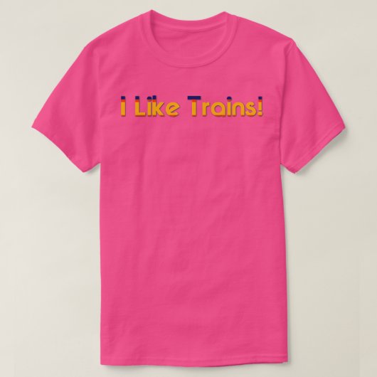 電車が好き4 Tシャツ (デザイン正面)