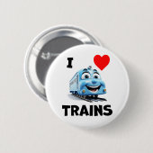 電車が好き 缶バッジ (正面&裏面)