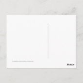 電車が消えてしまった。はがき ポストカード (裏面)