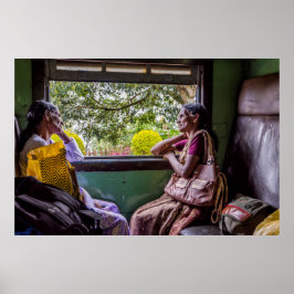 電車でチャット ポスター