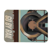 電車で行く マグネット (横)