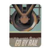 電車で行く マグネット (縦)