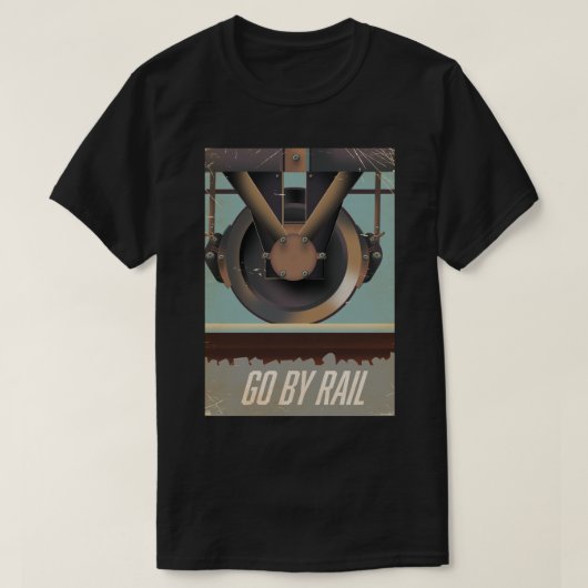 電車で行く Tシャツ (デザイン正面)