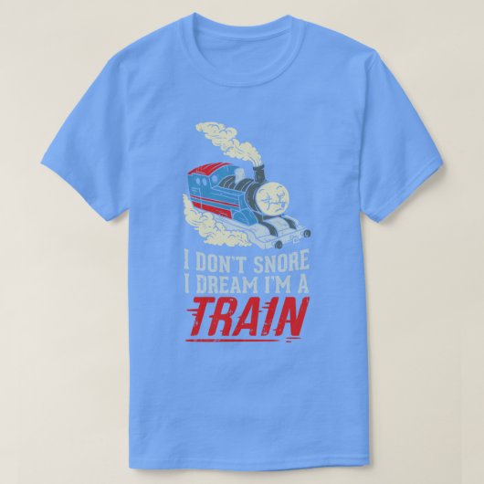 電車に乗っている Tシャツ (デザイン正面)