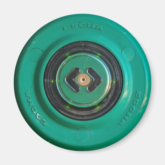 電車のオープンドア緑のボタンセンサーアクセス入口 マグネット (正面)