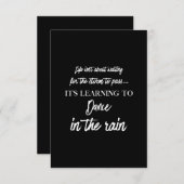 電車の中で踊る サンキューカード (正面/裏面)