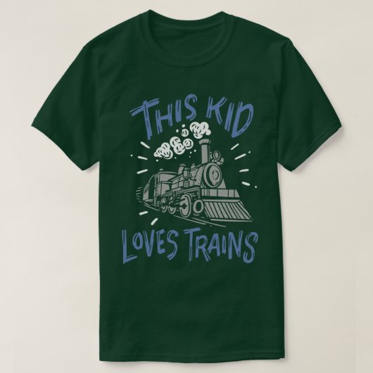 電車の恋人モデルトレイン Tシャツ (デザイン正面)