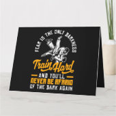 電車の懸命を恐れてはいけない合気道の空手柔術 カード (裏面)