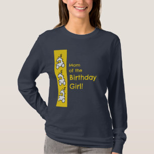 電車の誕生日パーティーママ Tシャツ