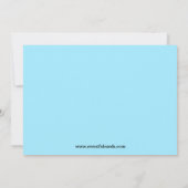 電車の誕生日パーティー招待状 招待状 (裏面)