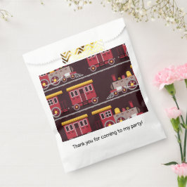 電車の誕生日パーティー赤ちゃんシャワー フェイバーバッグ