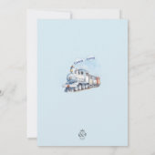 🚂🎉 電車の誕生日招待状 チュッガ チュッガ チュー チュー 招待状 (裏面)