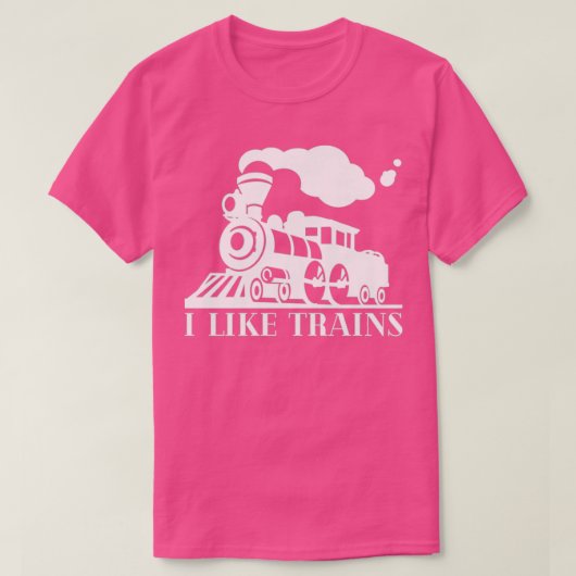 電車の運転手ギフト好き2 Tシャツ (デザイン正面)