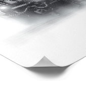 電車の黒白 ポスター (角)