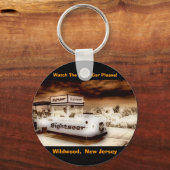 電車を見て下さい キーホルダー (正面)