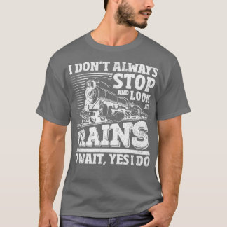 電車を見るストップことは限らぬ Tシャツ