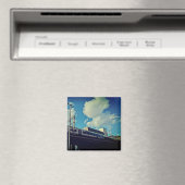 電車を見上げる マグネット (インサイチュ (食洗機))