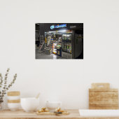 電車プラットンズキオスク – 日本 ポスター (キッチン)