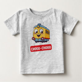 電車ベビーTシャツ ベビーTシャツ