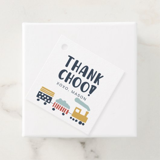 電車メッセージカード・感謝していチョ! フェイバータグ (インサイチュ)