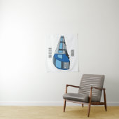 電車漫画イラストレーション タペストリー (インサイチュ)