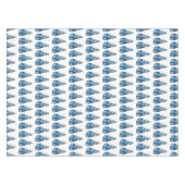 電車漫画イラストレーション テーブルクロス (正面(横))