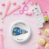 電車漫画イラストレーション ペーパーボウル (パーティー)