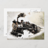 電車! ポストカード (正面/裏面)