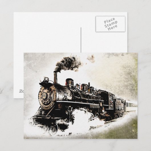 電車! ポストカード (正面/裏面)