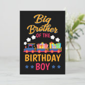 電車 誕生日パーティー 鉄道 長兄 誕生 招待状 (スタンド正面)