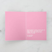 電雪キャットおもしろいレトロクリスマスフォト シーズンカード (内部)