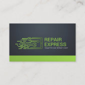 電頭が切れる話表現修理 名刺 (正面)