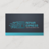 電頭が切れる話表現修理 名刺 (正面)