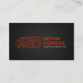 電頭が切れる話表現修理 名刺 (正面)