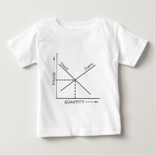 需給グラフ ベビーTシャツ