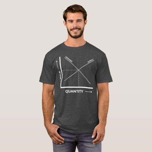 需給表の経済 Tシャツ (正面フル)