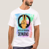需要に応じて人気がある戻る | Peace Sign Tie-Dyeシャツ Tシャツ (正面)